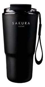 imagen de Vaso Termico Sakura Peak Edition Black 600 Ml